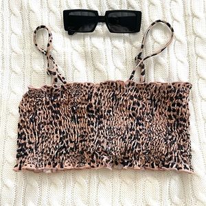 Mink pink bikini top